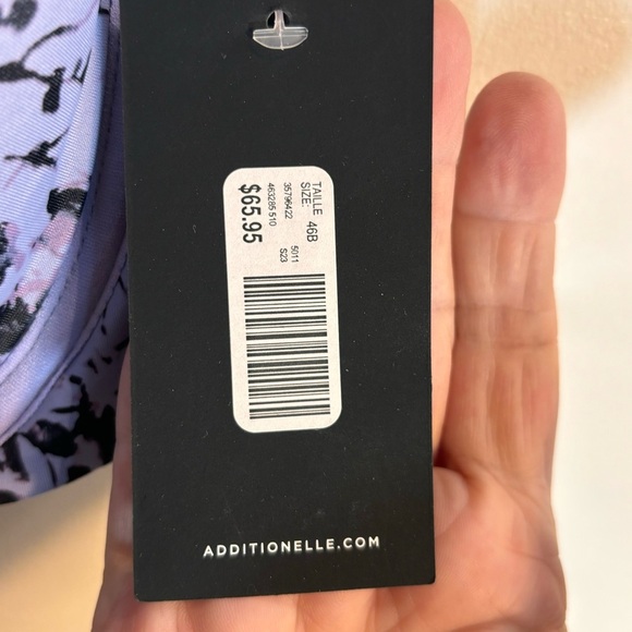 DEESSE Sz 46B Bra Plunge Padded Underwire Lace Trimmed Adjustable NEW WITH TAG - Picture 5 of 9